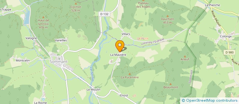 localisation de l'entreprise GROUPEMENT FONCIER AGRICOLE DU GRAND THEUREAU  CHAMPEAU EN MORVAN