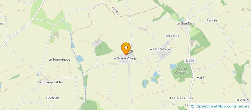 localisation de l'entreprise GROUPEMENT FONCIER AGRICOLE DU GRAND VILLAGE à BREHAN
