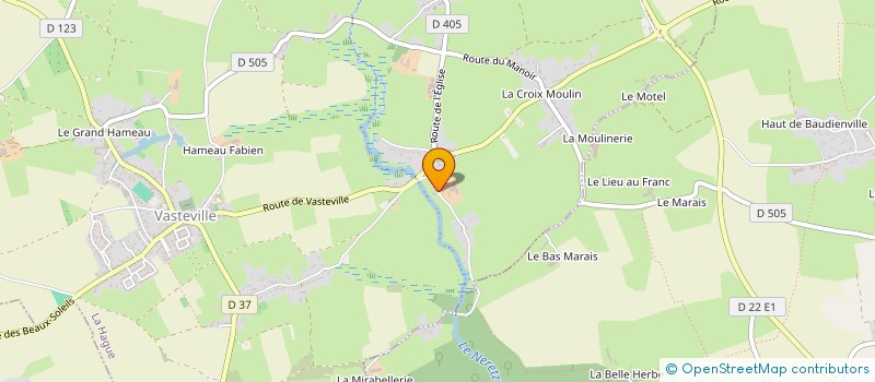 localisation de l'entreprise GROUPEMENT FONCIER AGRICOLE DU HUTREL  LA HAGUE