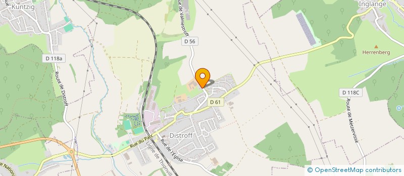 localisation de l'entreprise GROUPEMENT FONCIER AGRICOLE DU JEUNE CHENE  DISTROFF