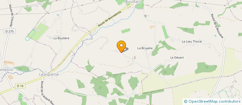 localisation de l'entreprise GROUPEMENT FONCIER AGRICOLE DU LIEU AUNAYE  AUVILLARS