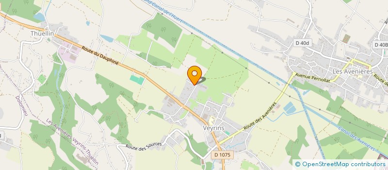 localisation de l'entreprise GROUPEMENT FONCIER AGRICOLE DU MAGNOLIA  LES AVENIERES VEYRINS-THUELLIN
