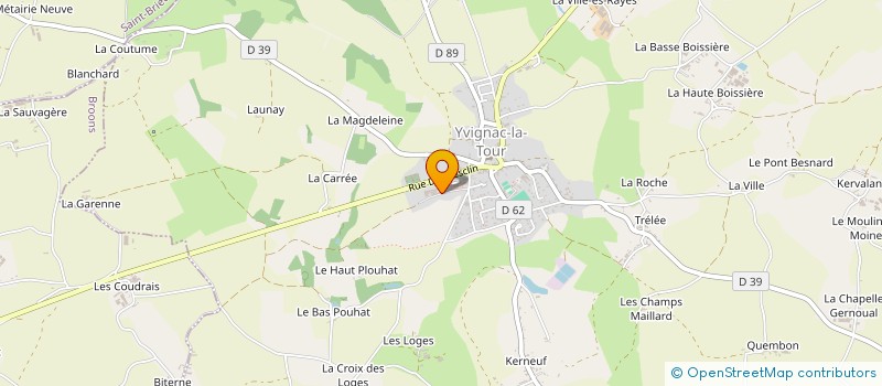 localisation de l'entreprise GROUPEMENT FONCIER AGRICOLE DU MANOIR  YVIGNAC-LA-TOUR