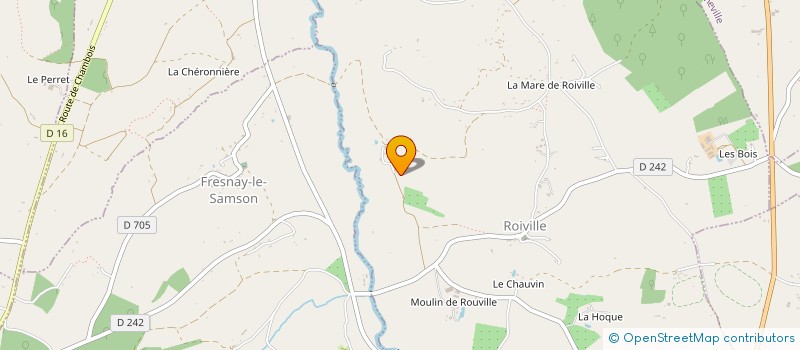 localisation de l'entreprise GROUPEMENT FONCIER AGRICOLE DU MESNIL à ROIVILLE