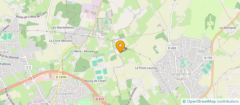 localisation de l'entreprise GROUPEMENT FONCIER AGRICOLE DU MONNET  SARGE-LES-LE-MANS