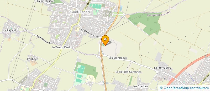 localisation de l'entreprise GROUPEMENT FONCIER AGRICOLE DU MOULIN  DOMPIERRE-SUR-MER