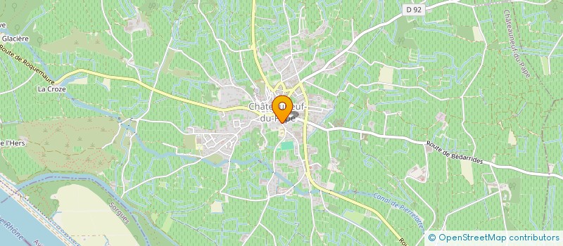 localisation de l'entreprise GROUPEMENT FONCIER AGRICOLE DU MOULIN A VENT  CHATEAUNEUF-DU-PAPE