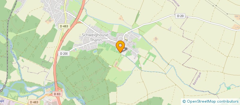 localisation de l'entreprise GROUPEMENT FONCIER AGRICOLE DU MUHLWALD  SCHWEIGHOUSE-THANN