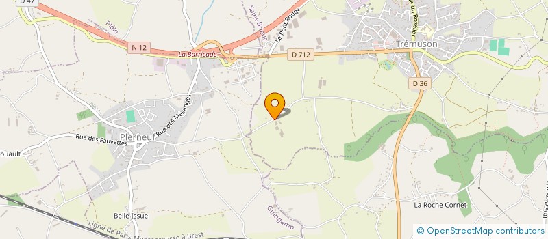 localisation de l'entreprise GROUPEMENT FONCIER AGRICOLE DU PARC LAURENT  TREMUSON