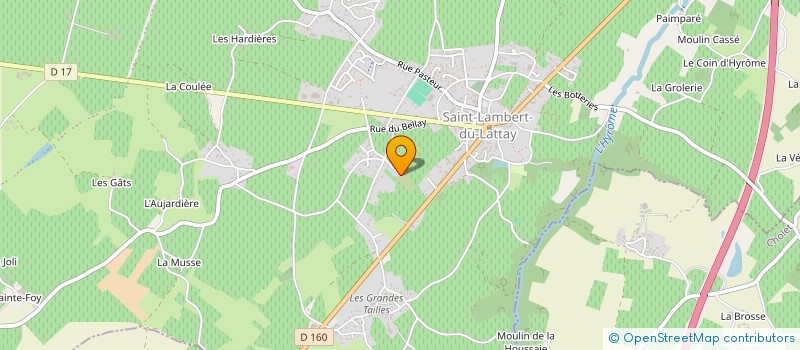 localisation de l'entreprise GROUPEMENT FONCIER AGRICOLE DU PETIT BOIS  VAL-DU-LAYON