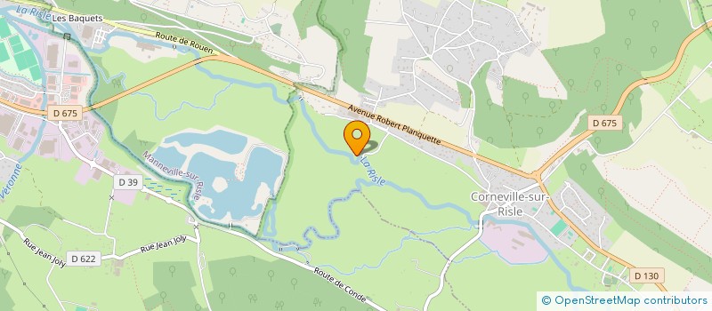 localisation de l'entreprise GROUPEMENT FONCIER AGRICOLE DU PONT NAPOLEON  CORNEVILLE-SUR-RISLE