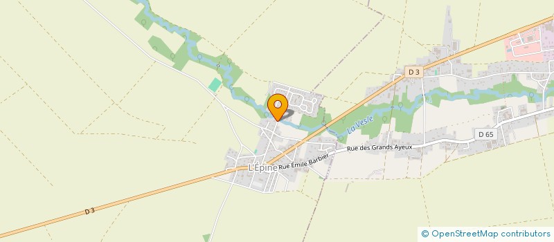 localisation de l'entreprise GROUPEMENT FONCIER AGRICOLE DU PORT DE LA GOULEE  L'EPINE