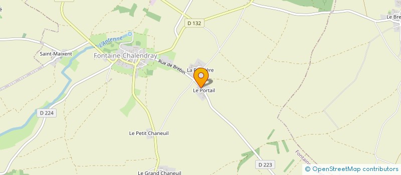 localisation de l'entreprise GROUPEMENT FONCIER AGRICOLE DU PORTAIL  VILLIERS-COUTURE