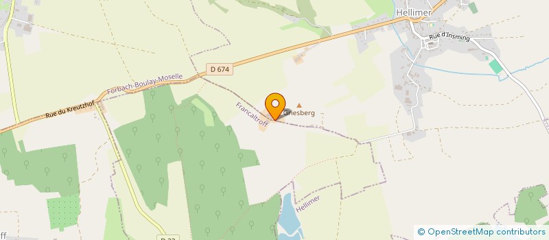 localisation de l'entreprise GROUPEMENT FONCIER AGRICOLE DU ROTHOF  HELLIMER