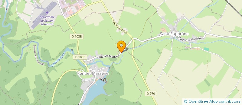 localisation de l'entreprise GROUPEMENT FONCIER AGRICOLE DU SAULCE  PONT-ET-MASSENE