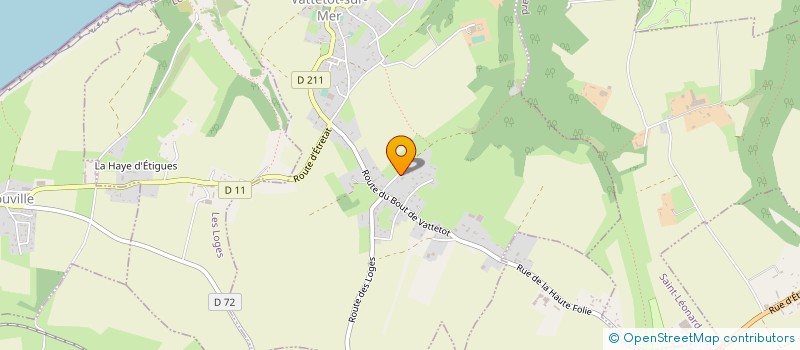 localisation de l'entreprise GROUPEMENT FONCIER AGRICOLE DU VAL DE COTE  ANGERVILLE-L'ORCHER