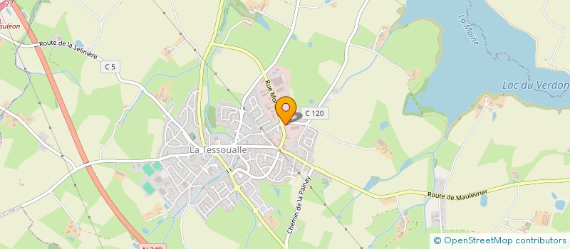 localisation de l'entreprise GROUPEMENT FONCIER AGRICOLE DU VERDON  LA TESSOUALLE