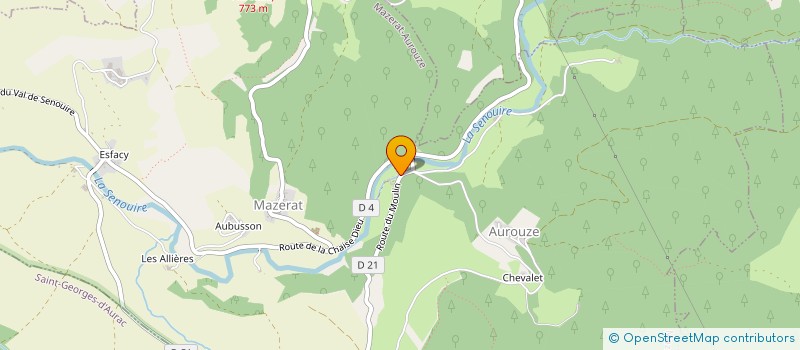 localisation de l'entreprise GROUPEMENT FONCIER AGRICOLE DU VIALLARD  MAZERAT-AUROUZE