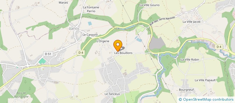 localisation de l'entreprise GROUPEMENT FONCIER AGRICOLE DUBOIS  LANTIC