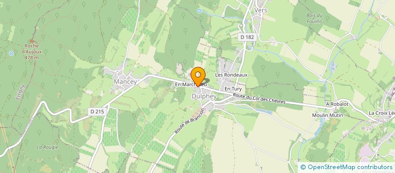 localisation de l'entreprise GROUPEMENT FONCIER AGRICOLE DUPUIS  MANCEY