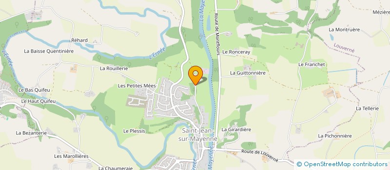 localisation de l'entreprise GROUPEMENT FONCIER AGRICOLE DUTEIL à ANDOUILLE