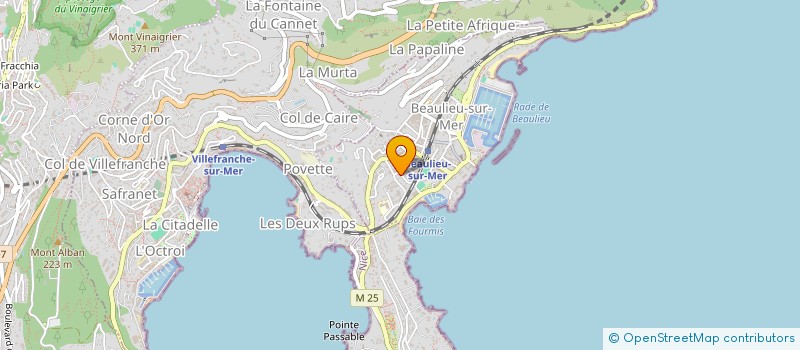 localisation de l'entreprise GROUPEMENT FONCIER AGRICOLE E DOMAINE DE PERDRIX LASOUCHE à BEAULIEU-SUR-MER