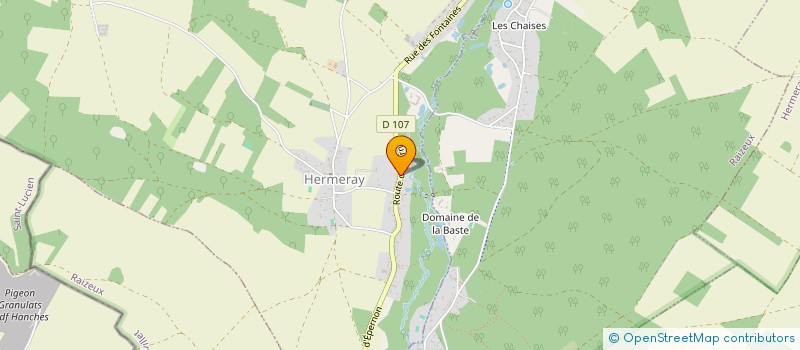 localisation de l'entreprise GROUPEMENT FONCIER AGRICOLE ECURIES D HERMERAY  HERMERAY