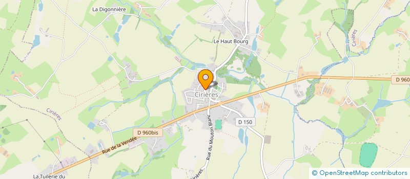 localisation de l'entreprise GROUPEMENT FONCIER AGRICOLE ENOND  CIRIERES