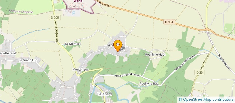 localisation de l'entreprise GROUPEMENT FONCIER AGRICOLE FAMILIALE DE LA FERME DE LA BROSSE  PIERRE-LEVEE