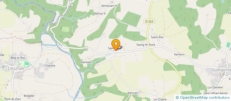 localisation de l'entreprise GROUPEMENT FONCIER AGRICOLE FOLLIC  GUILLIGOMARC'H