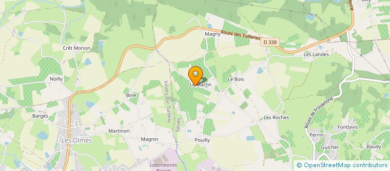 localisation de l'entreprise GROUPEMENT FONCIER AGRICOLE FRANCOIS & MARIE-THERESE SUBRIN  SARCEY