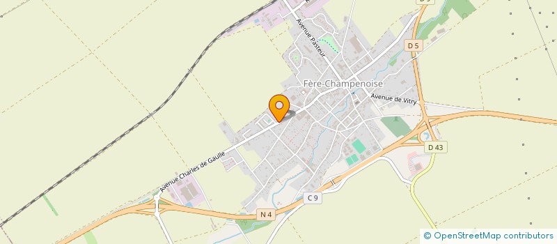 localisation de l'entreprise GROUPEMENT FONCIER AGRICOLE G.F.A DES CARREAUX  FERE-CHAMPENOISE