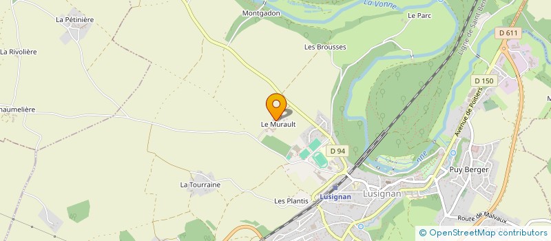 localisation de l'entreprise GROUPEMENT FONCIER AGRICOLE GABRIEL  LUSIGNAN