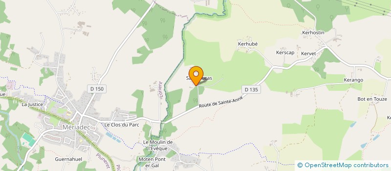 localisation de l'entreprise GROUPEMENT FONCIER AGRICOLE GAUDALICE  PLESCOP