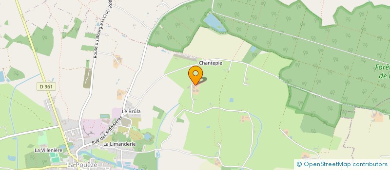 localisation de l'entreprise GROUPEMENT FONCIER AGRICOLE GELINEAU-POUIVET  ERDRE-EN-ANJOU