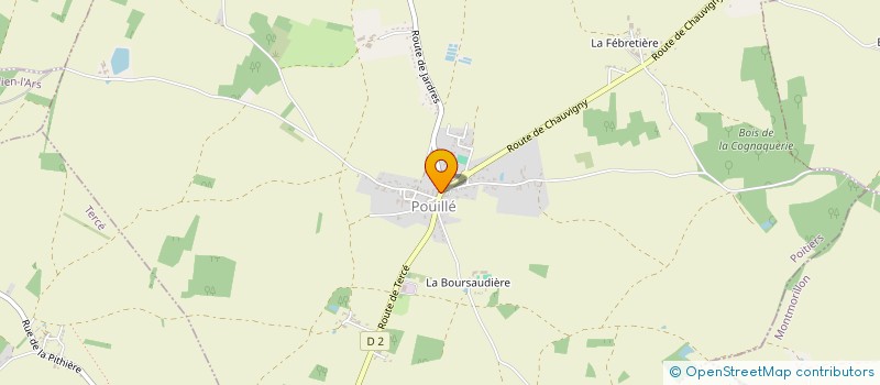 localisation de l'entreprise GROUPEMENT FONCIER AGRICOLE GFA HELIZEA  POUILLE