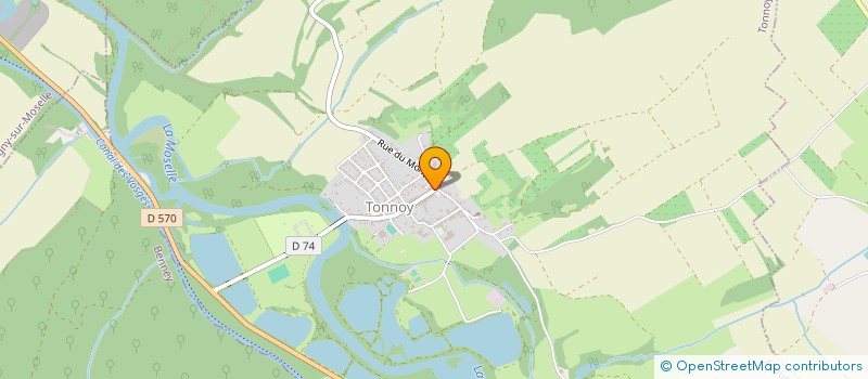 localisation de l'entreprise GROUPEMENT FONCIER AGRICOLE GFA POUSSIER  BURTHECOURT-AUX-CHENES