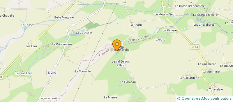 localisation de l'entreprise GROUPEMENT FONCIER AGRICOLE GMC.BF  COURCITE