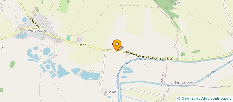 localisation de l'entreprise GROUPEMENT FONCIER AGRICOLE GOBERT  VENDRESSE