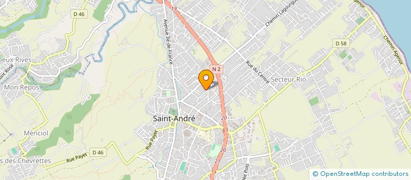 localisation de l'entreprise GROUPEMENT FONCIER AGRICOLE GUICHARD à SAINT-ANDRE