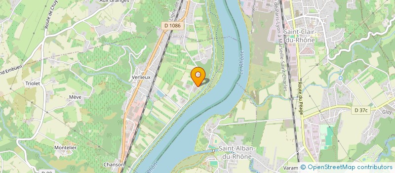 localisation de l'entreprise GROUPEMENT FONCIER AGRICOLE H&P VILLA (ET PAR ABREVIATION GFA H&P VILLA)  CHAVANAY