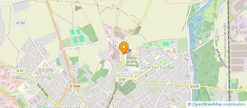 localisation de l'entreprise GROUPEMENT FONCIER AGRICOLE HA à SAINT-QUENTIN