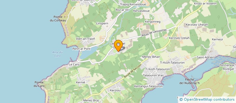 localisation de l'entreprise GROUPEMENT FONCIER AGRICOLE HIPPO-THESES  PLOUGASTEL-DAOULAS