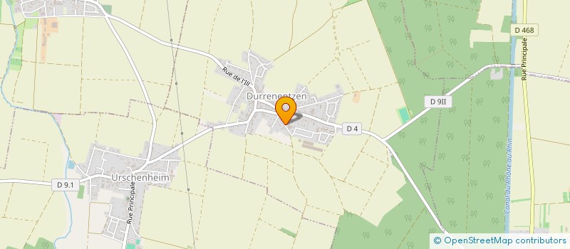 localisation de l'entreprise GROUPEMENT FONCIER AGRICOLE HORRENBERGER  DURRENENTZEN