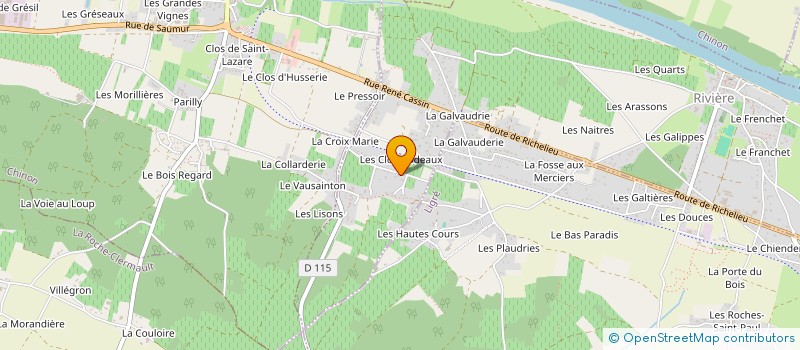 localisation de l'entreprise GROUPEMENT FONCIER AGRICOLE HUFAEL  RIVIERE