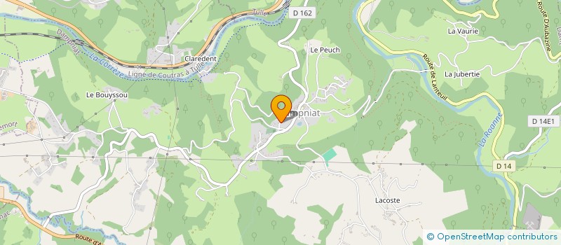 localisation de l'entreprise GROUPEMENT FONCIER AGRICOLE JOSCAN  DAMPNIAT