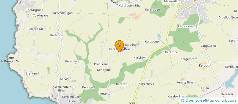 localisation de l'entreprise GROUPEMENT FONCIER AGRICOLE L'HOSTIS  BRELES