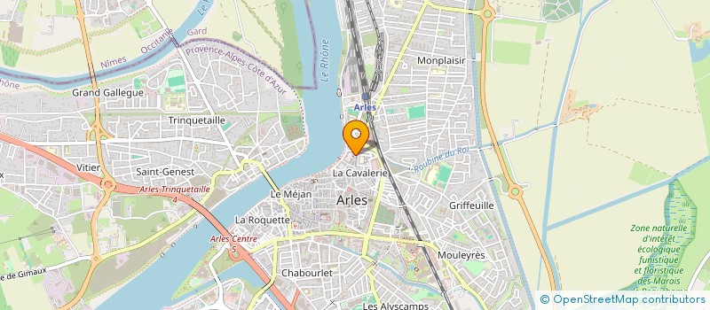 localisation de l'entreprise GROUPEMENT FONCIER AGRICOLE LA CAPELANERIE à ARLES