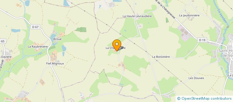 localisation de l'entreprise GROUPEMENT FONCIER AGRICOLE LA CHESNELIERE  SAINT-HILAIRE-DE-VOUST