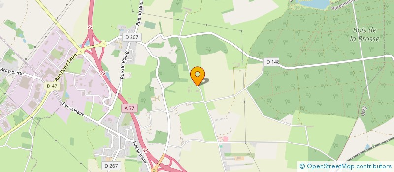 localisation de l'entreprise GROUPEMENT FONCIER AGRICOLE LA COUR MARIGOT HMB  VARENNES VAUZELLES